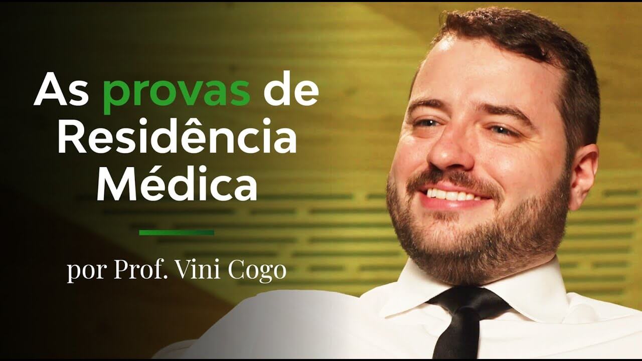 Clique aqui para abrir um vídeo do professor Vini Cogo, explicando sobre as provas de residência médica no Brasil.